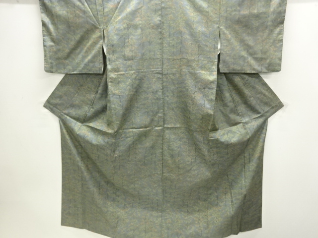 JAPANESE KIMONO / OMESHI / NISHIJIN-ORI / WOVEN TREES